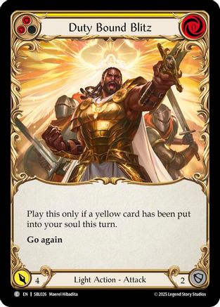 Duty Bound Blitz (Yellow) (SBL026) - Silver Age