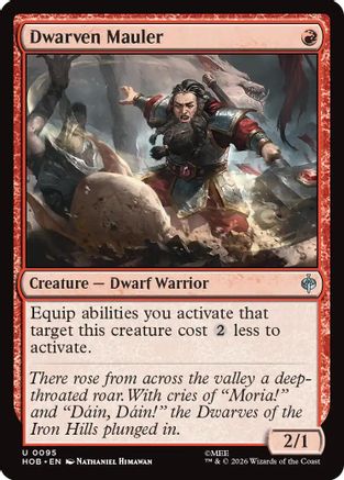 Dwarven Mauler (095) Foil - The Hobbit