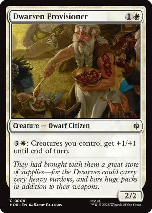Dwarven Provisioner (009) Foil - The Hobbit