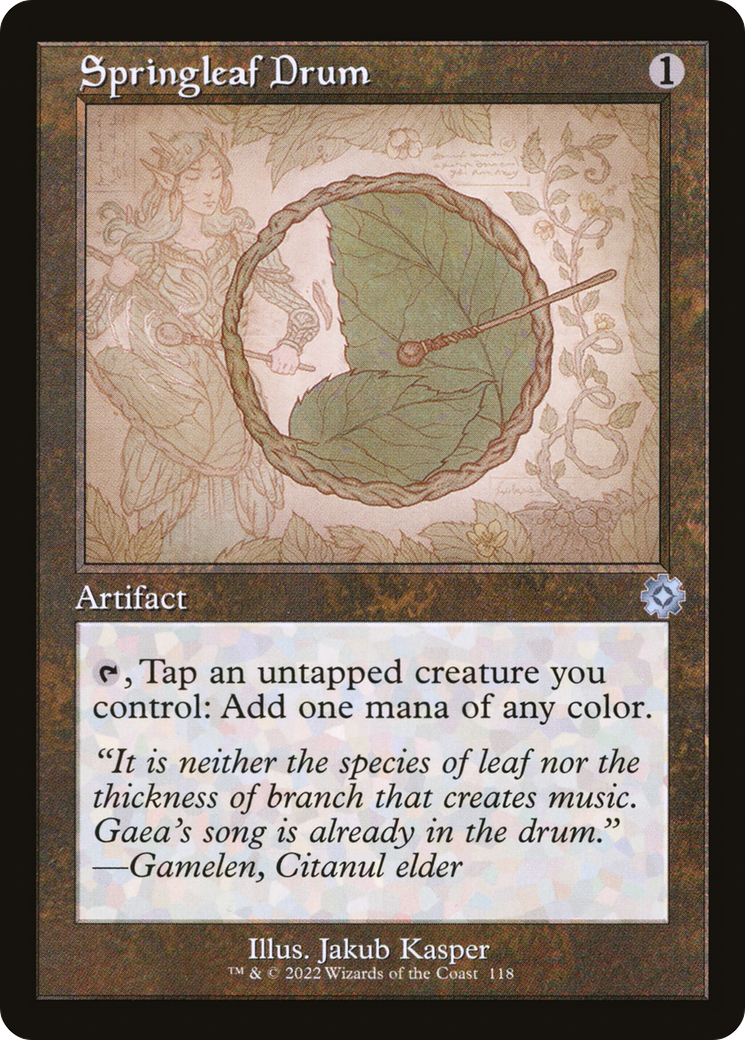 Springleaf Drum (Retro) (118) - The Brothers' War Retro Artifacts
