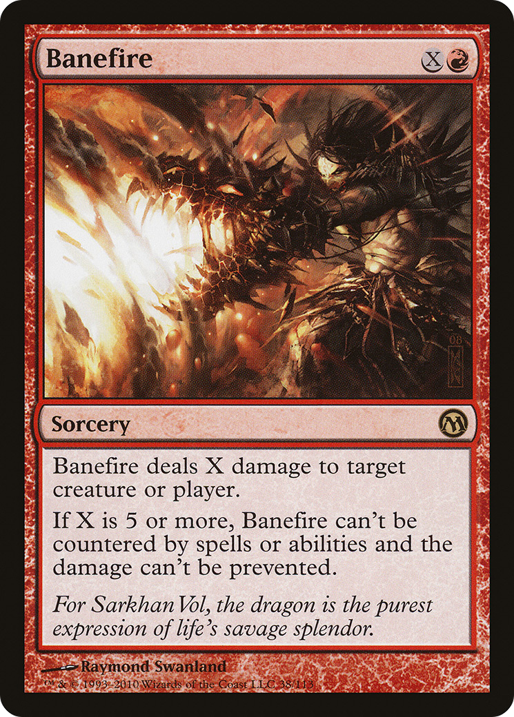 Banefire (038) - Duels of the Planeswalkers