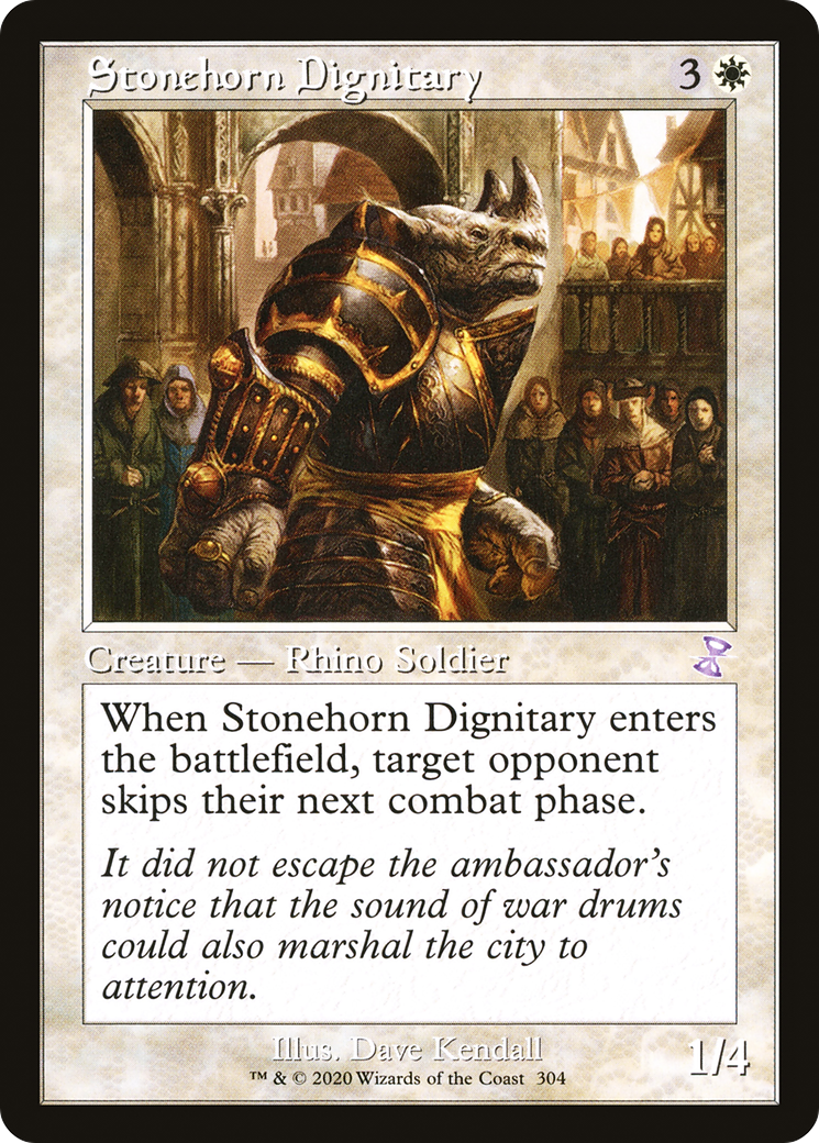 Stonehorn Dignitary (Retro) (304) - Time Spiral Remastered