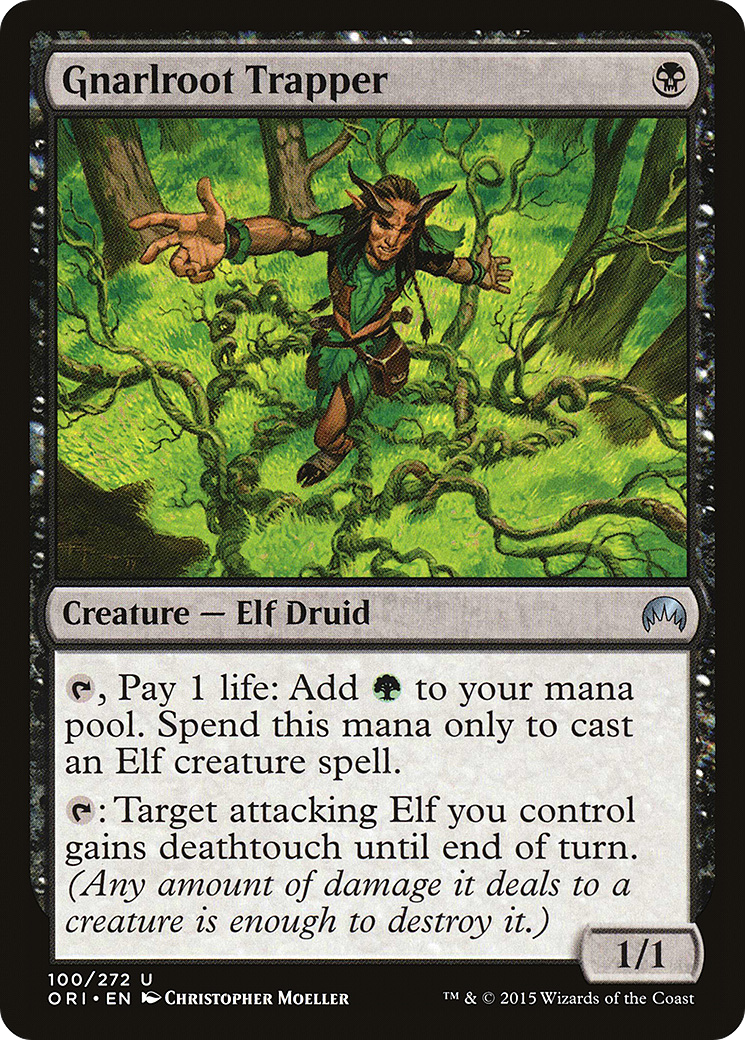 Gnarlroot Trapper (100) Foil - Magic Origins