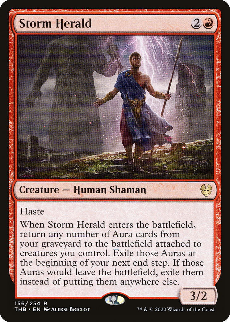 Storm Herald (156) Foil - Theros Beyond Death