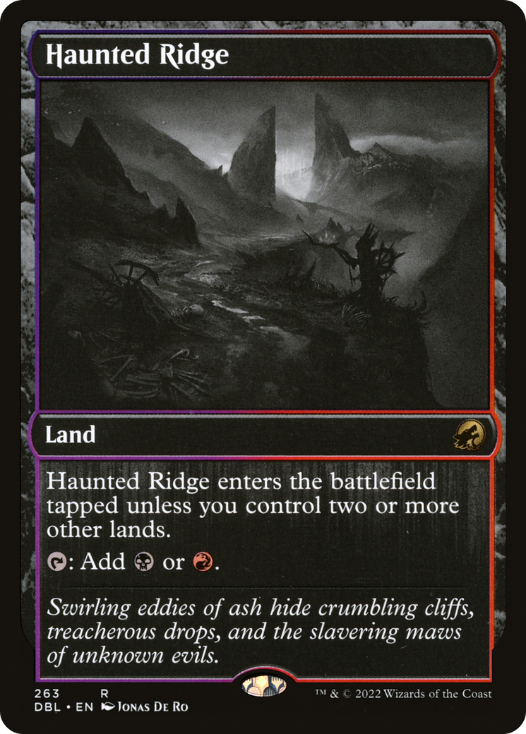 Haunted Ridge (263) Foil - Innistrad: Double Feature