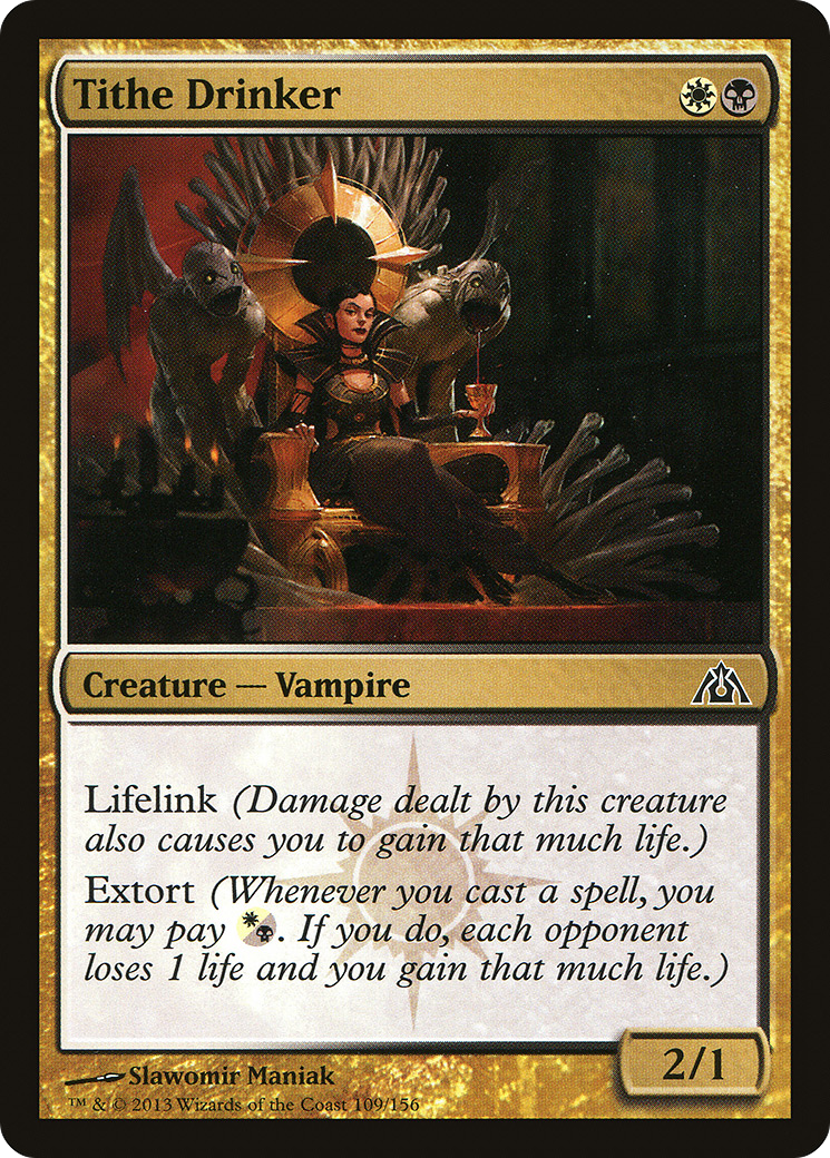 Tithe Drinker (109) Foil - Dragon's Maze