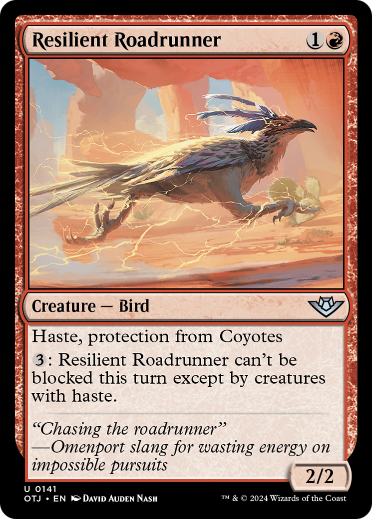 Resilient Roadrunner (141) Foil - Outlaws of Thunder Junction