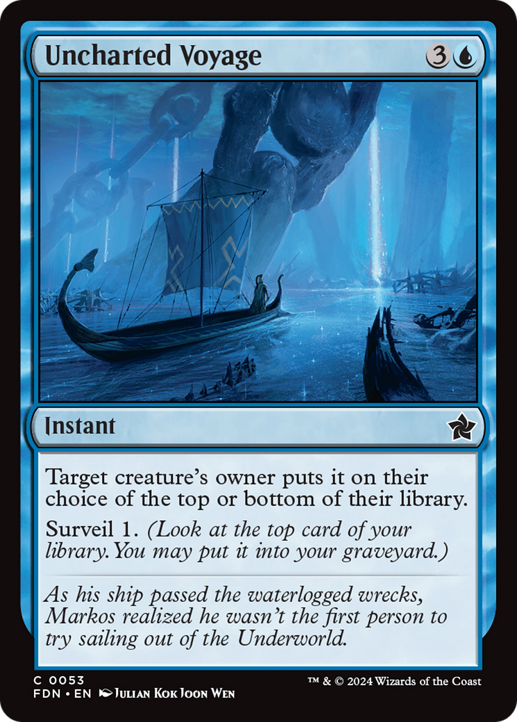 Uncharted Voyage (053) Foil - Foundations