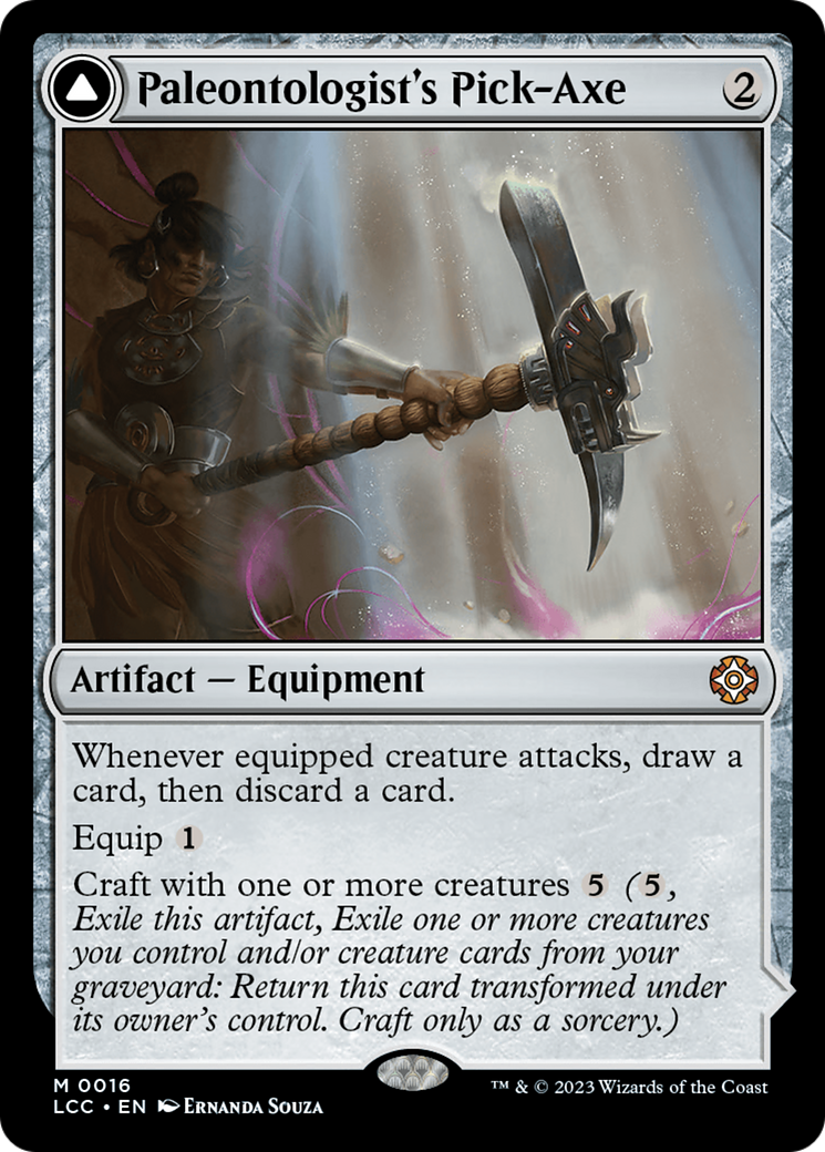 Paleontologist's Pick-Axe (016) - The Lost Caverns of Ixalan Commander