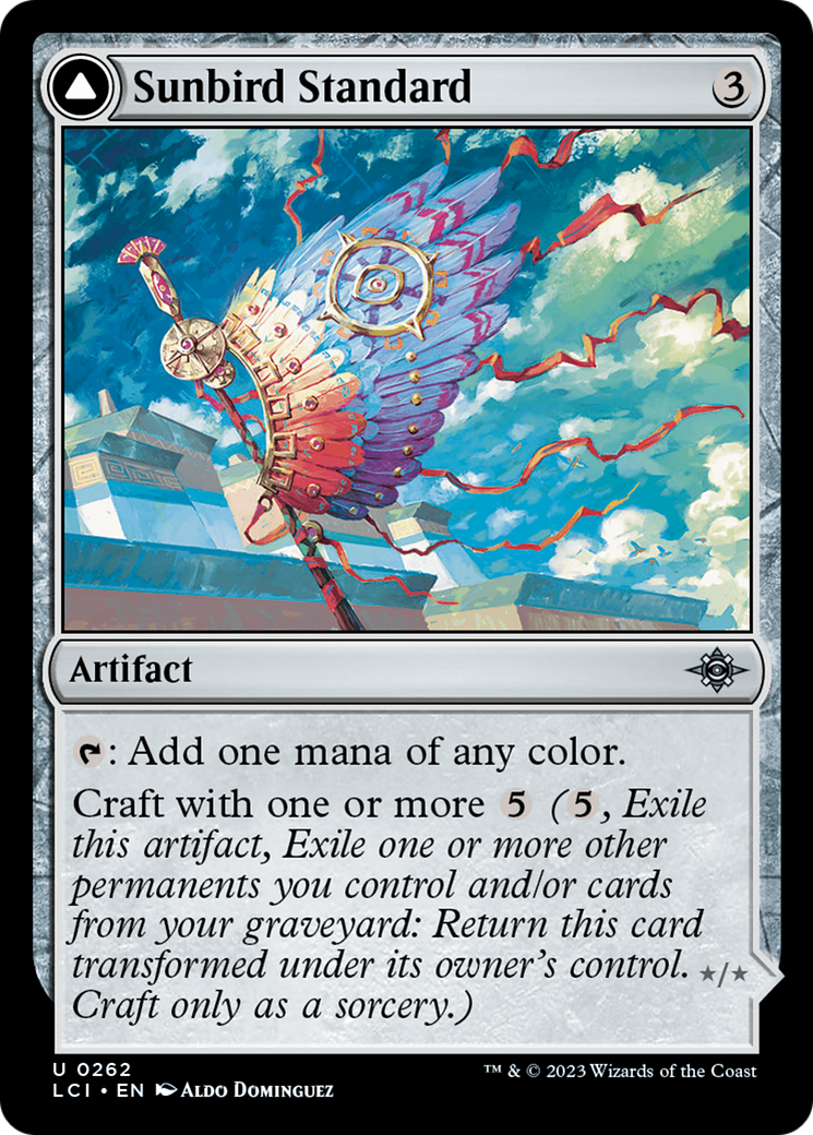 Sunbird Standard (262) Foil - The Lost Caverns of Ixalan