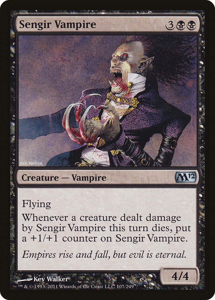 Sengir Vampire (107) Foil - Magic 2012