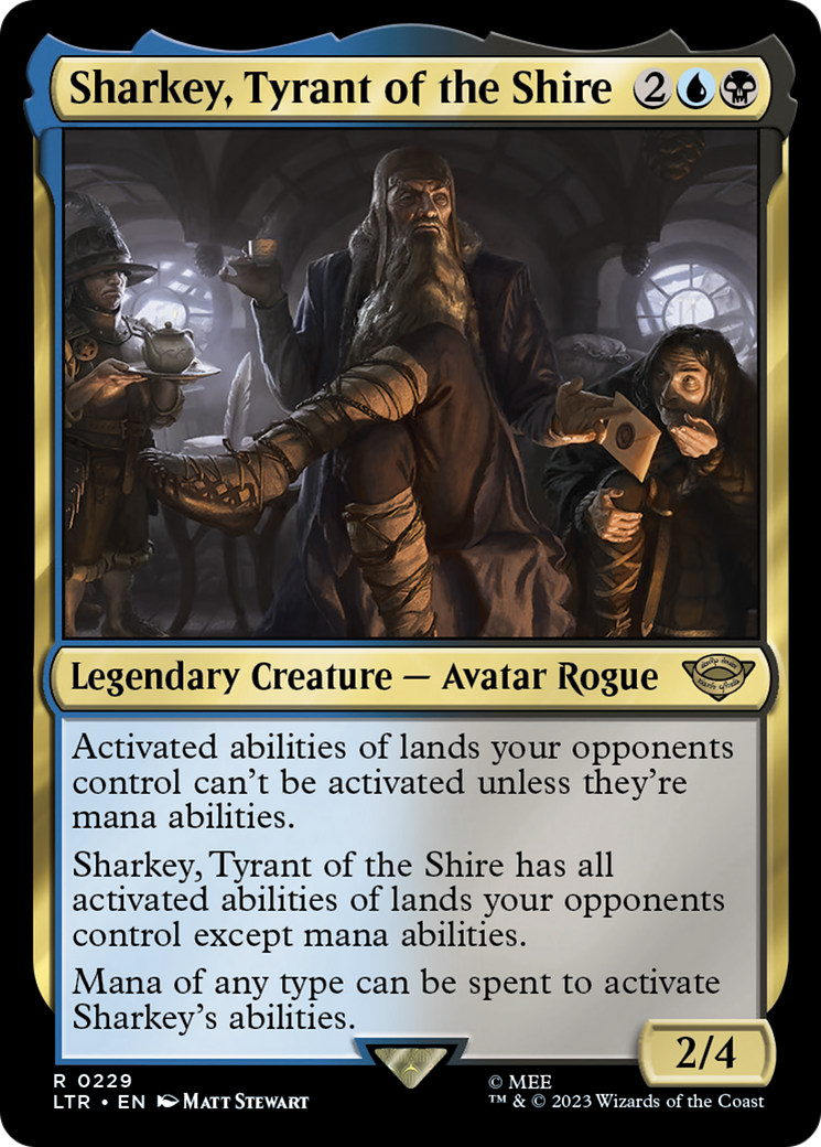 Sharkey, Tyrant of the Shire (229) Foil - The Lord of the Rings: Tales of Middle-earth