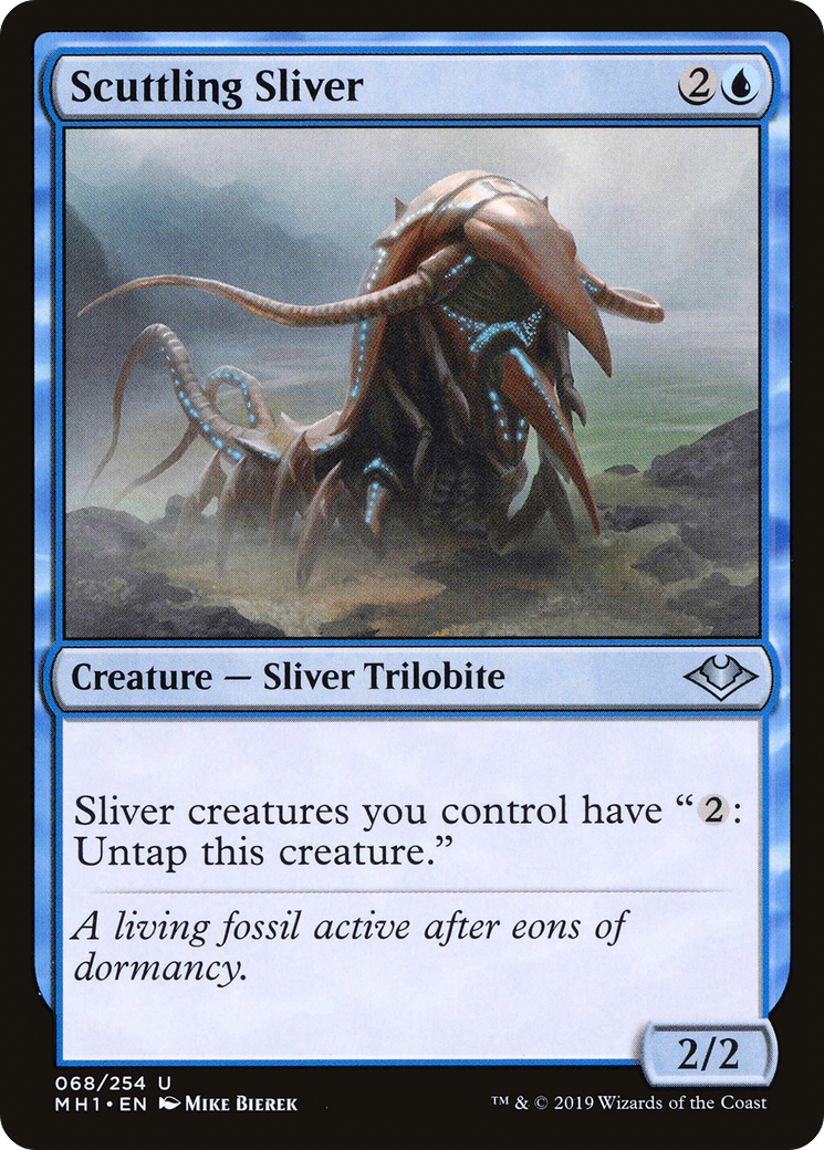 Scuttling Sliver (068) Foil - Modern Horizons