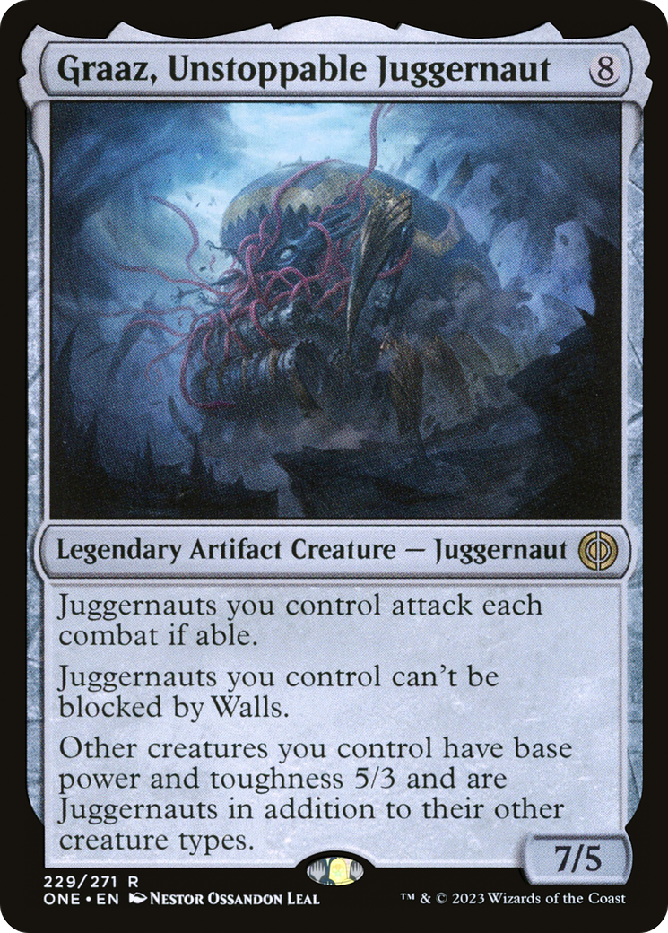 Graaz, Unstoppable Juggernaut (229) - Phyrexia: All Will Be One