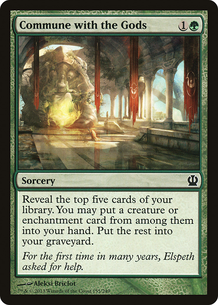 Commune with the Gods (155) Foil - Theros