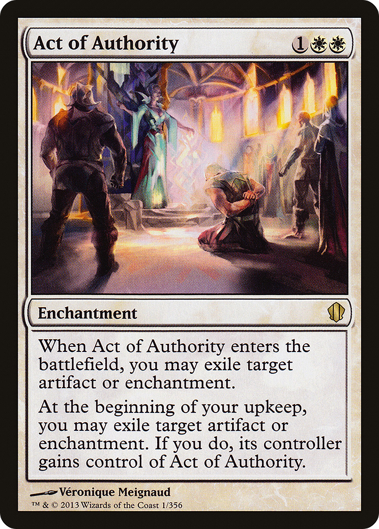 Act of Authority (001) - Commander 2013