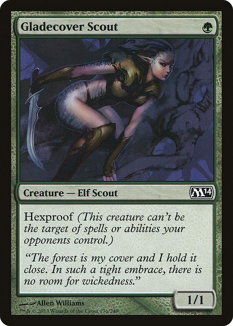 Gladecover Scout (176) Foil - Magic 2014