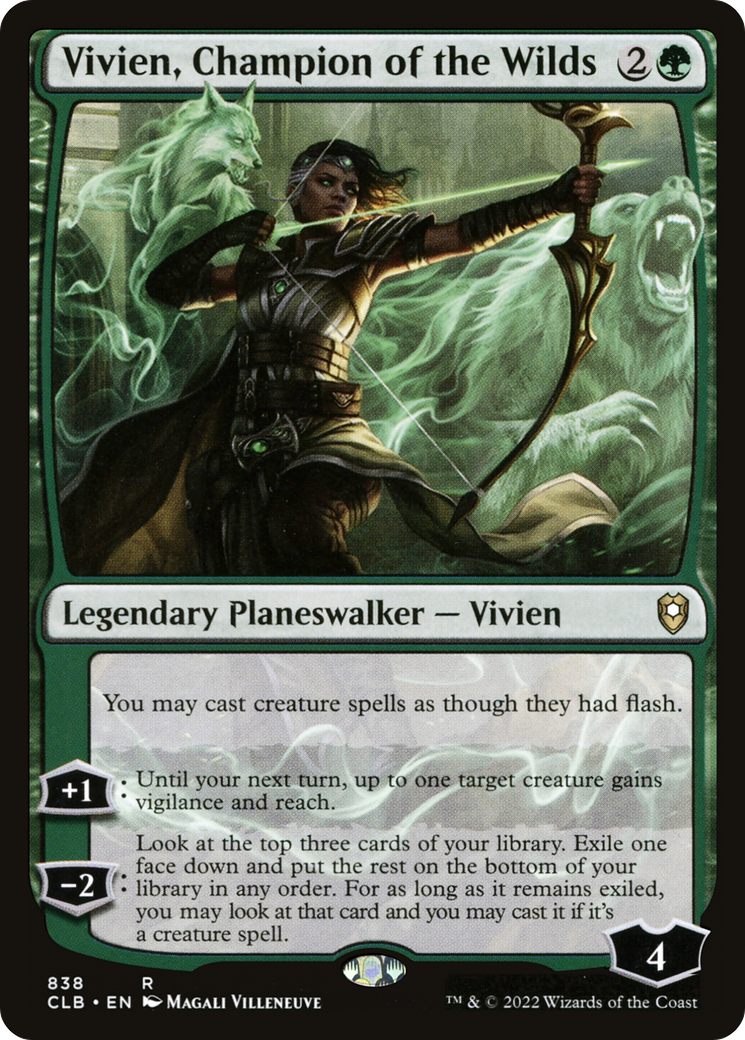 Vivien, Champion of the Wilds (838) - Commander Legends: Battle for Baldur's Gate