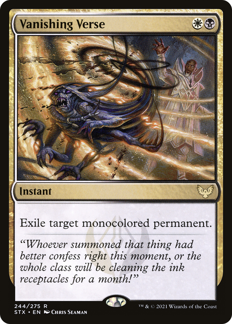 Vanishing Verse (244) Foil - Strixhaven: School of Mages
