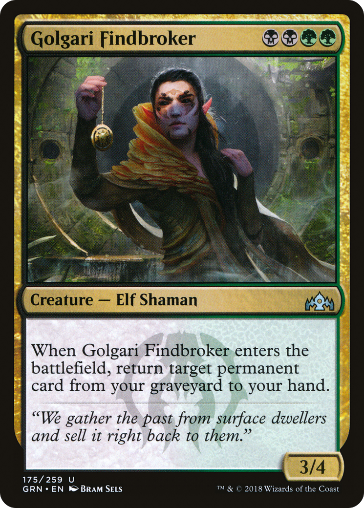 Golgari Findbroker (175) - Guilds of Ravnica