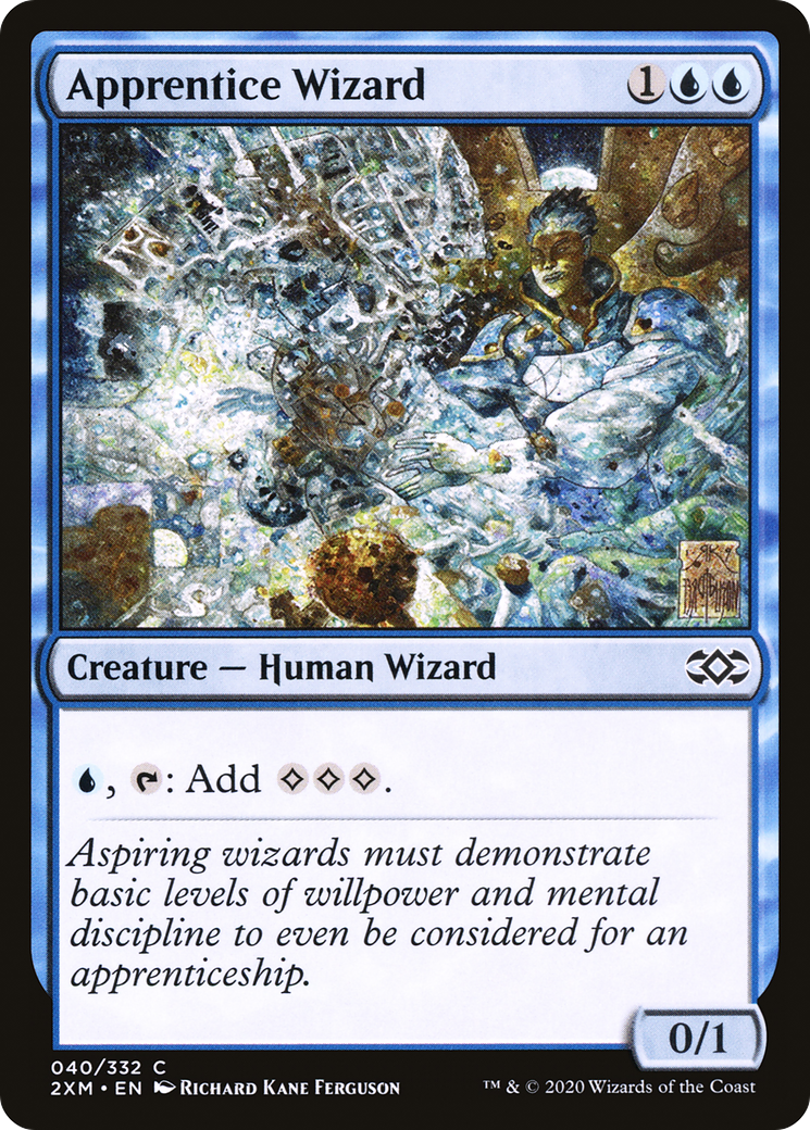 Apprentice Wizard (040) Foil - Double Masters