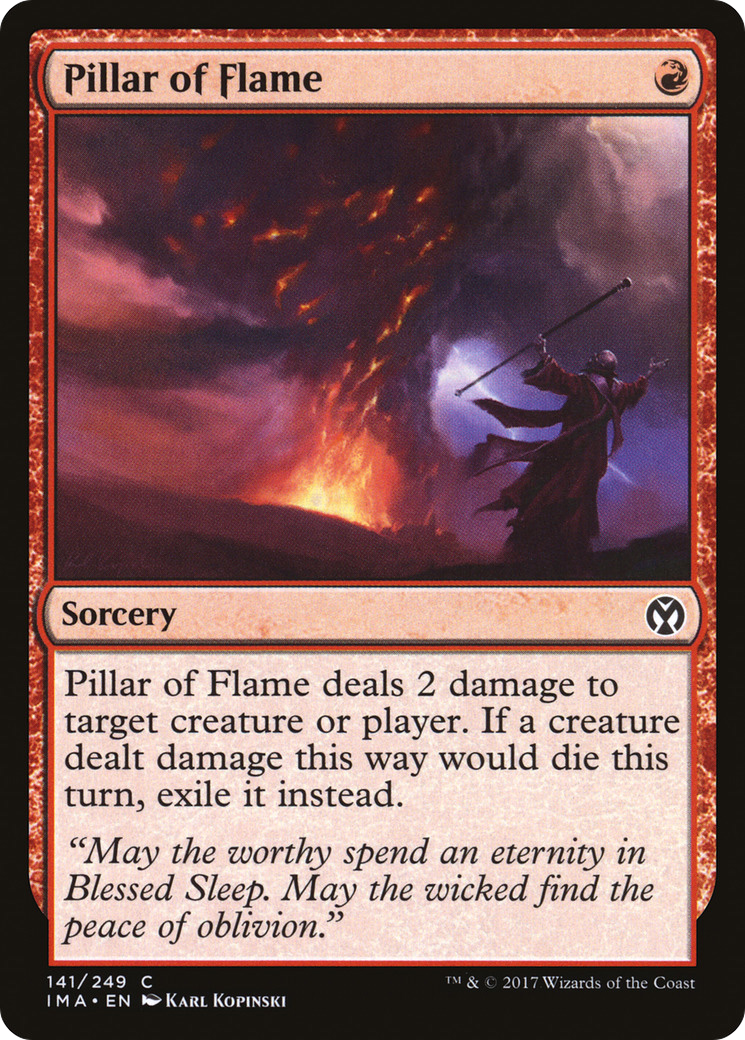 Pillar of Flame (141) Foil - Iconic Masters
