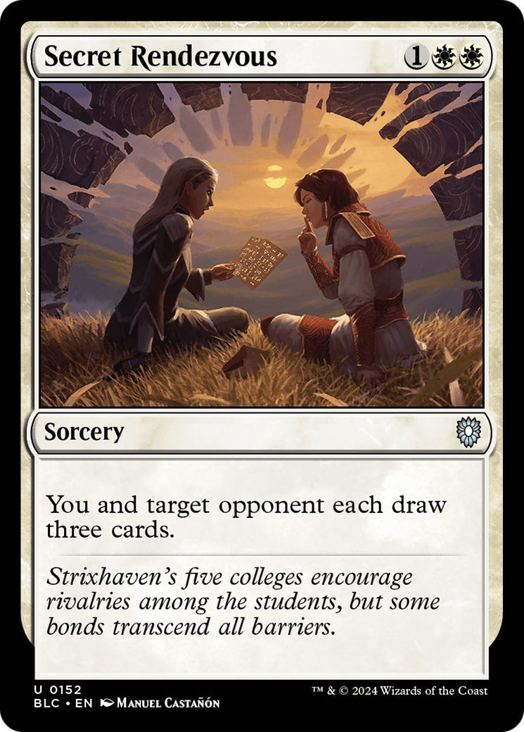 Secret Rendezvous (152) - Bloomburrow Commander