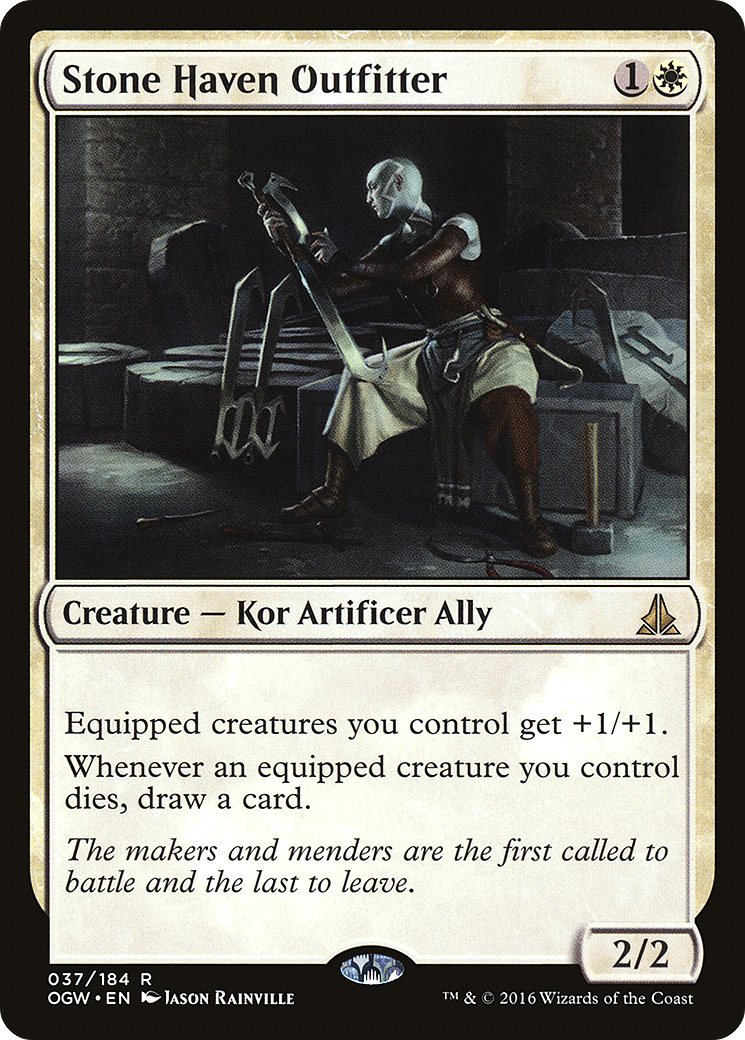 Stone Haven Outfitter (037) Foil - Oath of the Gatewatch