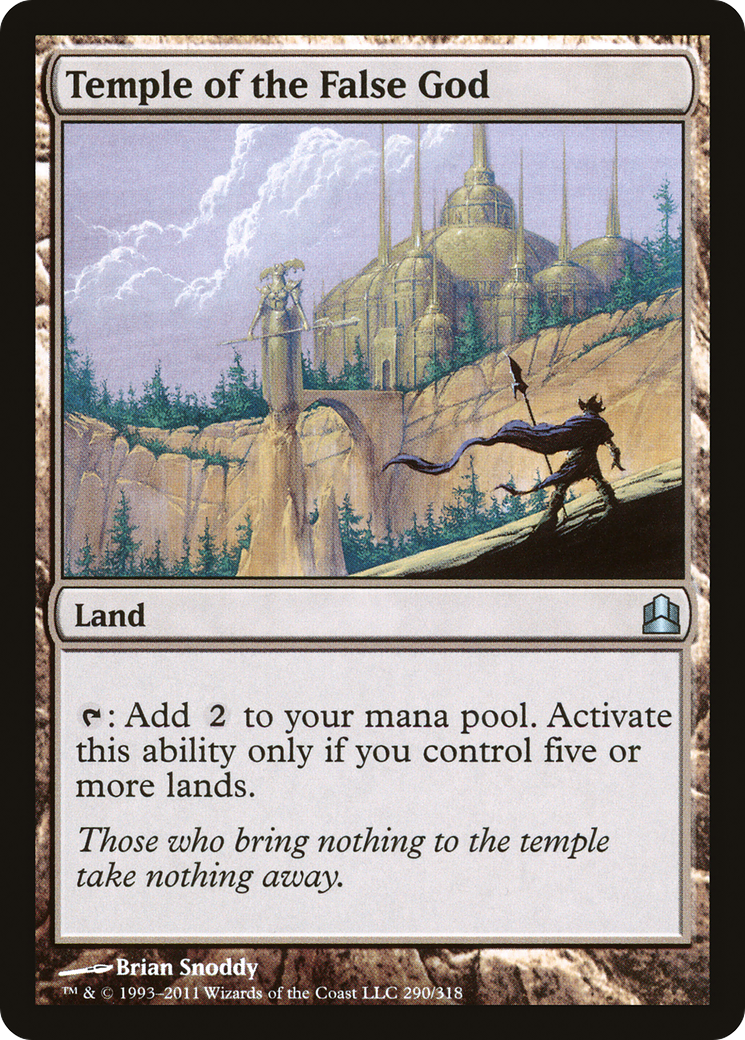 Temple of the False God (290) - Commander 2011
