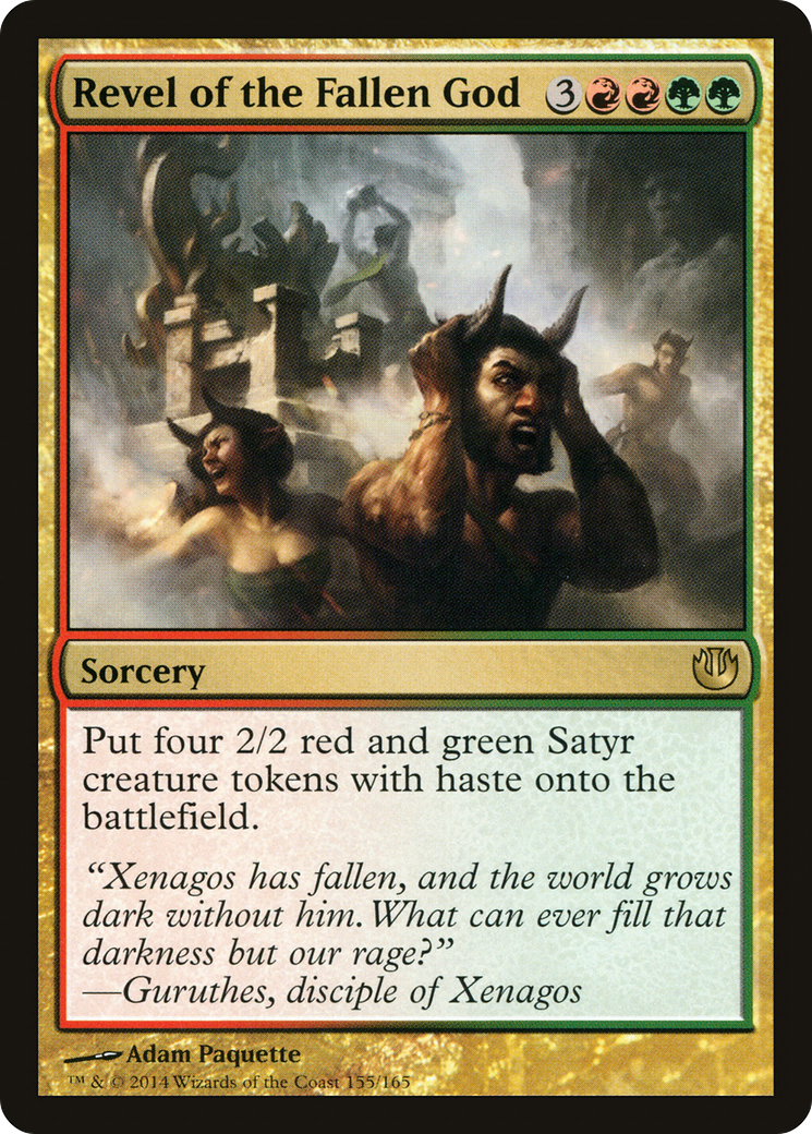 Revel of the Fallen God (155) Foil - Journey into Nyx