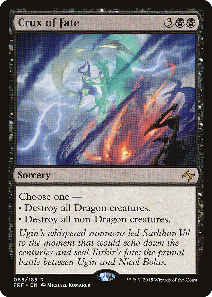 Crux of Fate (065) Foil - Fate Reforged