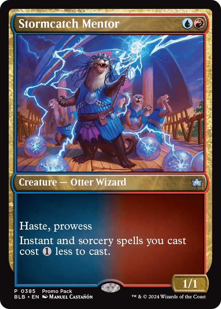 Stormcatch Mentor (385) Foil - Bloomburrow