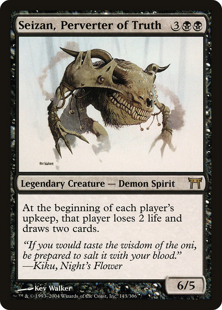 Seizan, Perverter of Truth (143) Foil - Champions of Kamigawa