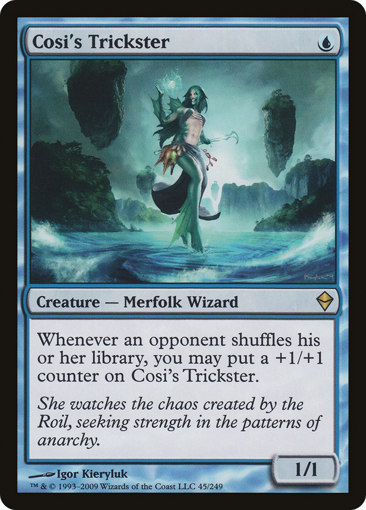 Cosi's Trickster (045) Foil - Zendikar