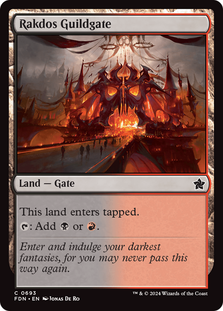 Rakdos Guildgate (693) - Foundations
