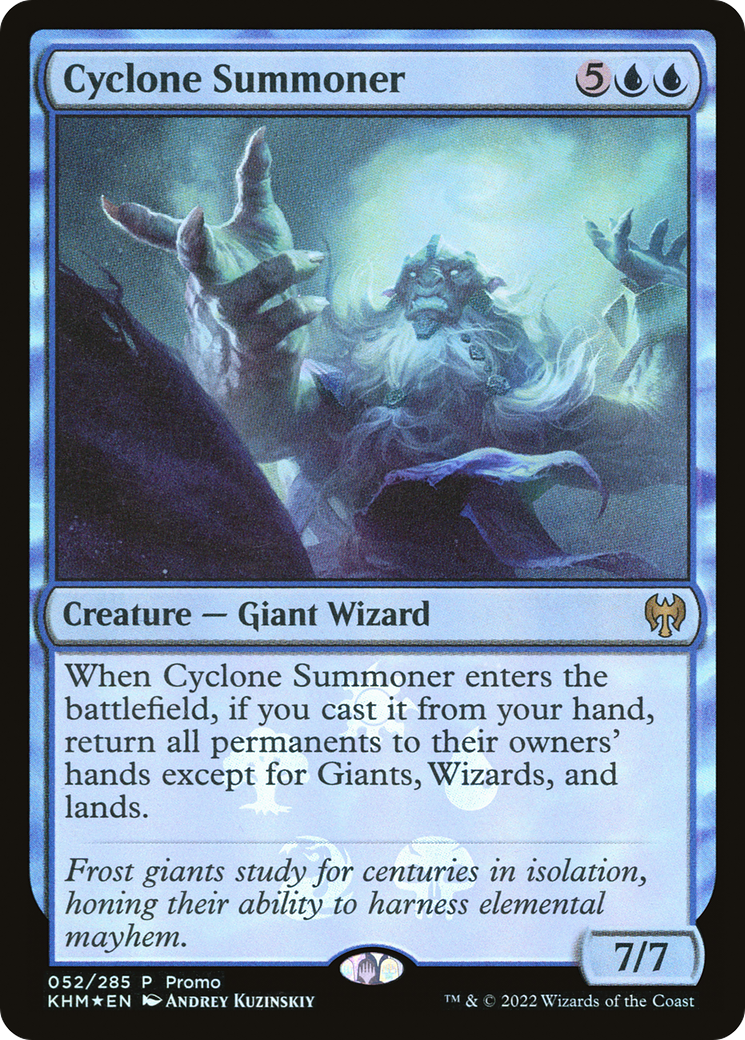 Cyclone Summoner (052) Foil - Kaldheim Promos