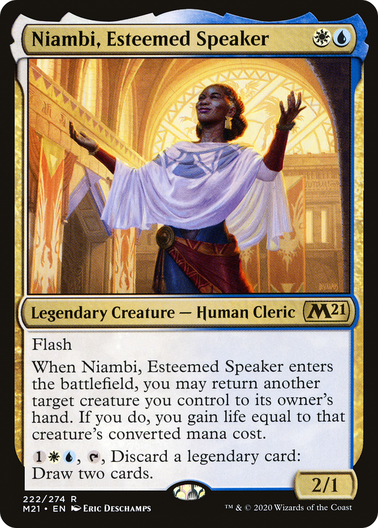 Niambi, Esteemed Speaker (222) - Core Set 2021