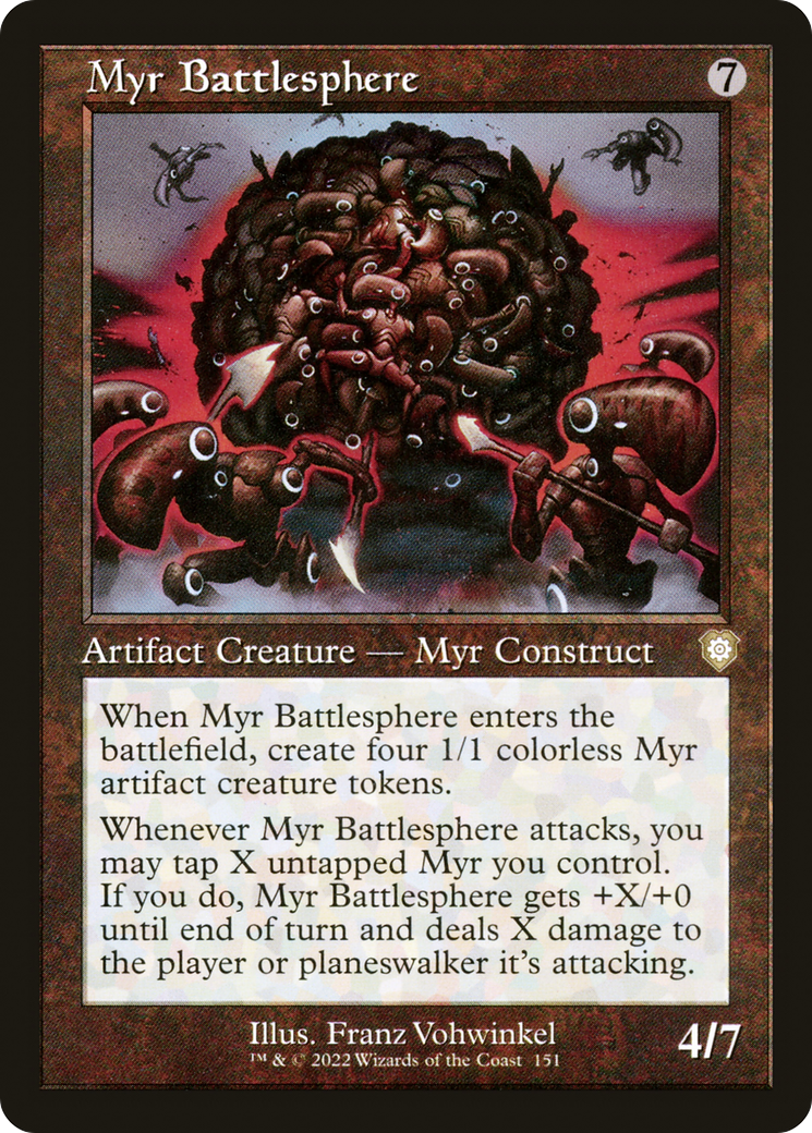 Myr Battlesphere (Retro) (151) - The Brothers' War Commander