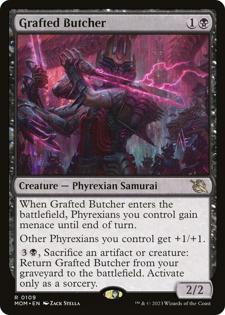 Grafted Butcher (109) Foil - March of the Machine