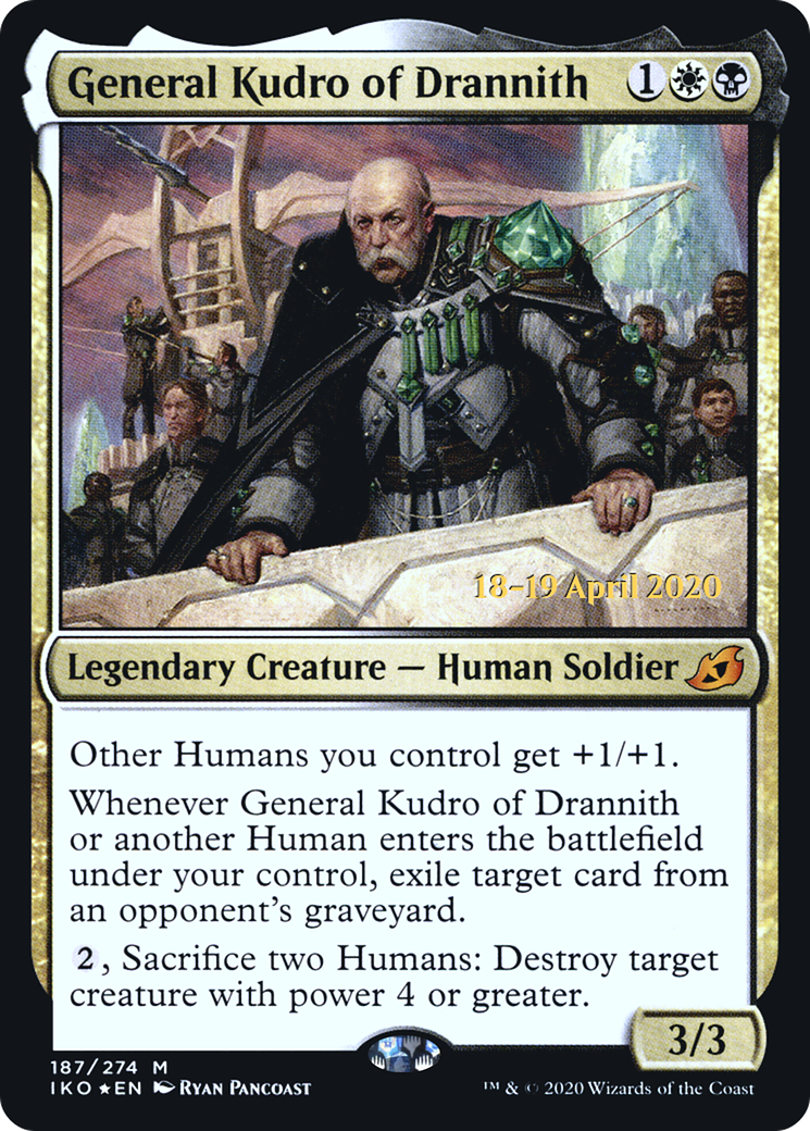 General Kudro of Drannith (187) Foil - Ikoria: Lair of Behemoths Promos