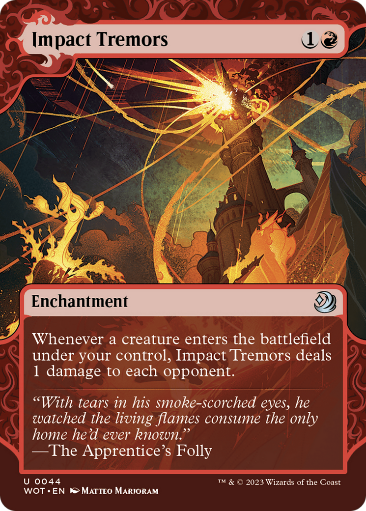 Impact Tremors (Showcase) (044) Foil - Wilds of Eldraine: Enchanting Tales