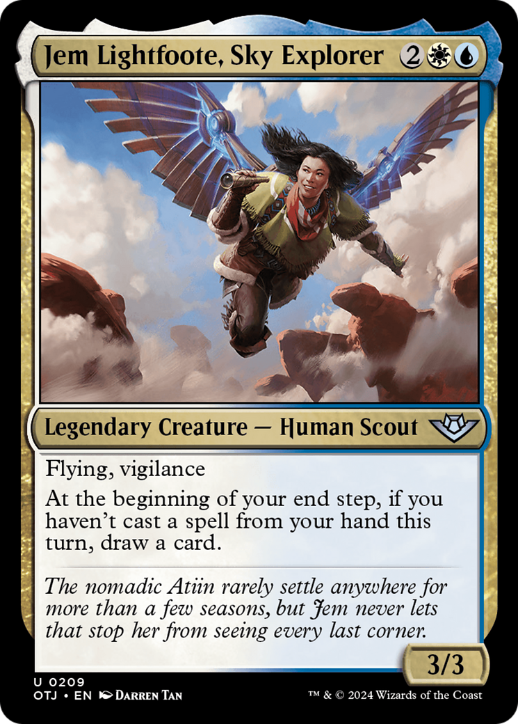 Jem Lightfoote, Sky Explorer (209) Foil - Outlaws of Thunder Junction