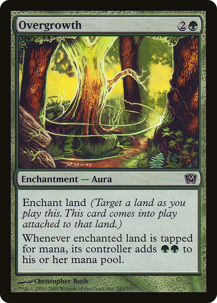 Overgrowth (262) Foil - Ninth Edition