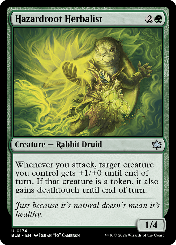 Hazardroot Herbalist (174) Foil - Bloomburrow