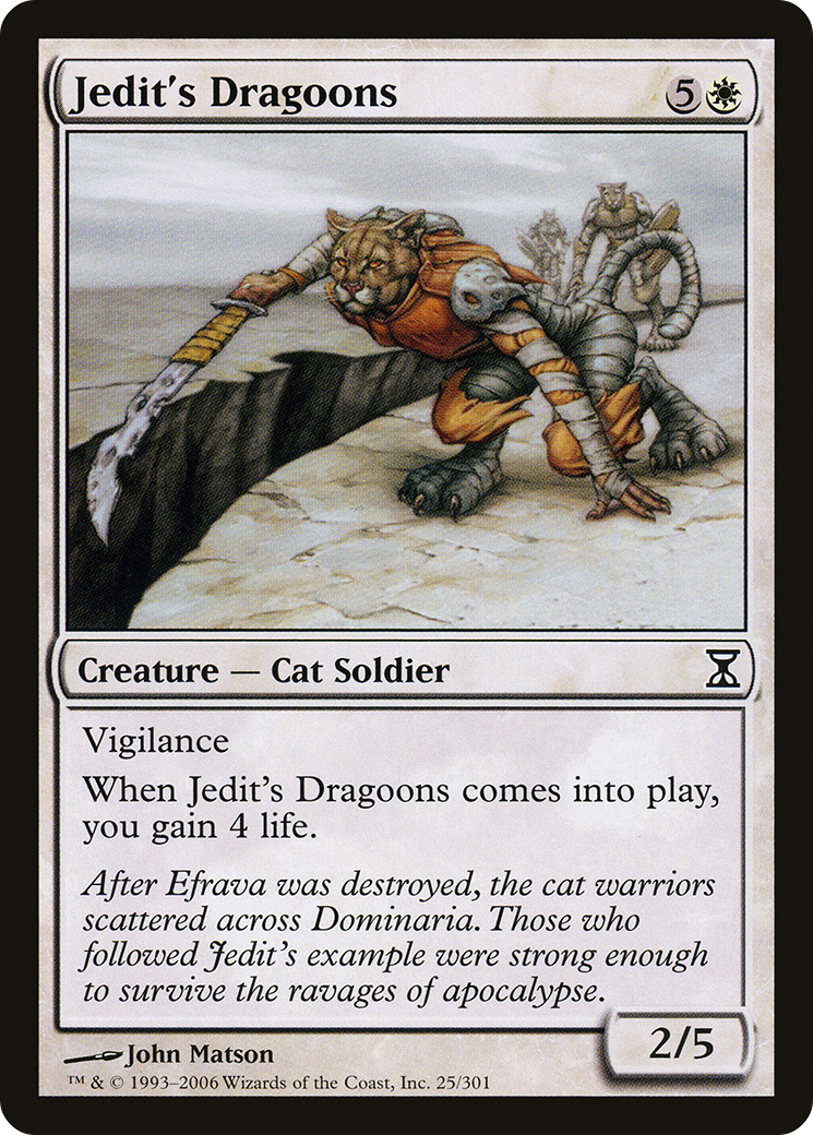 Jedit's Dragoons (025) Foil - Time Spiral