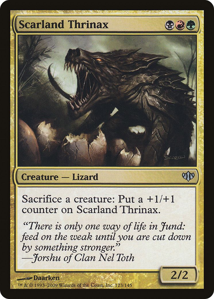 Scarland Thrinax (123) Foil - Conflux