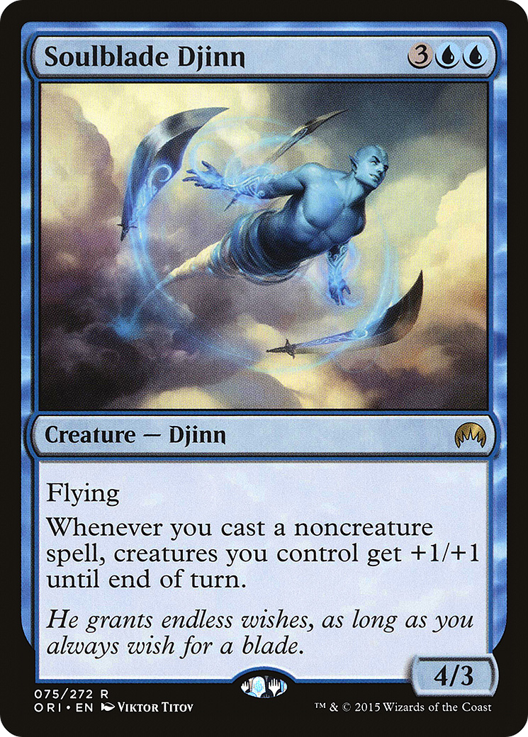 Soulblade Djinn (075) Foil - Magic Origins