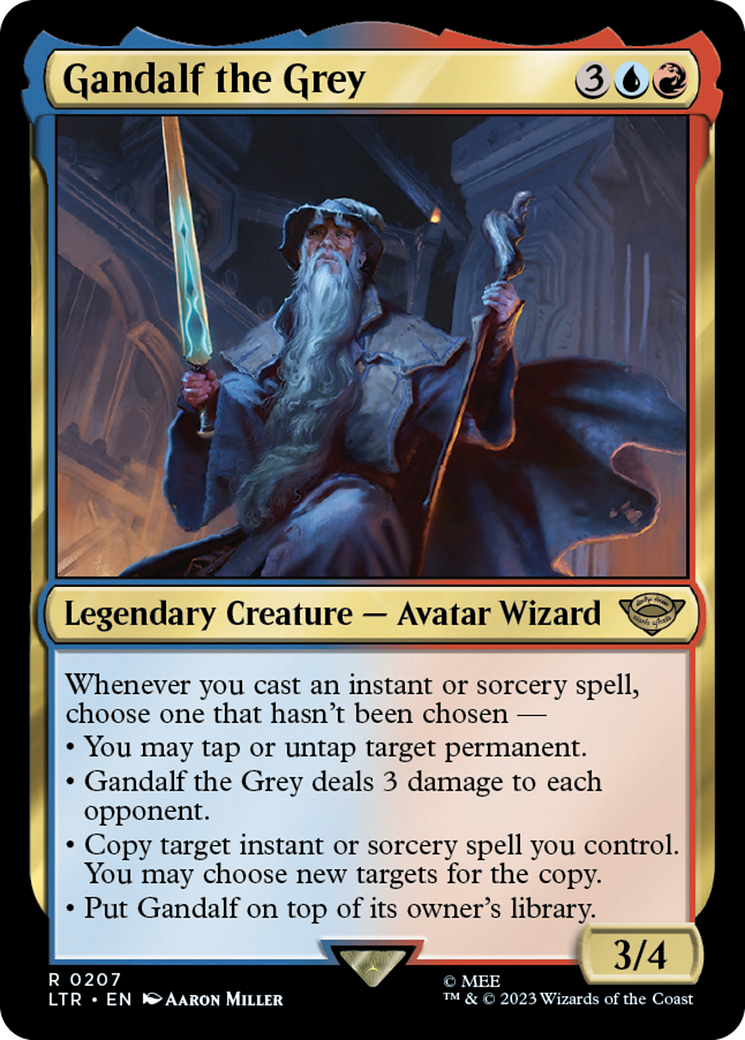 Gandalf the Grey (207) Foil - The Lord of the Rings: Tales of Middle-earth