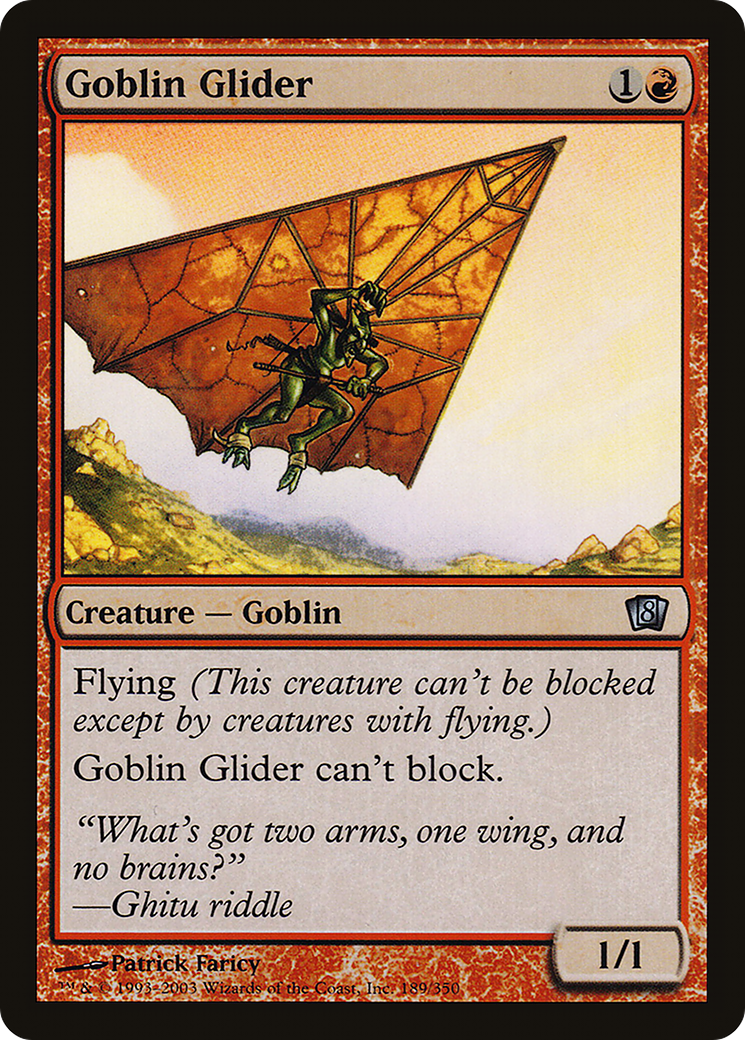 Goblin Glider (189) Foil - Eighth Edition