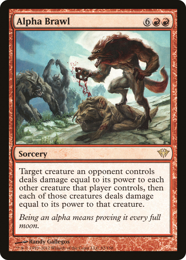 Alpha Brawl (082) Foil - Dark Ascension